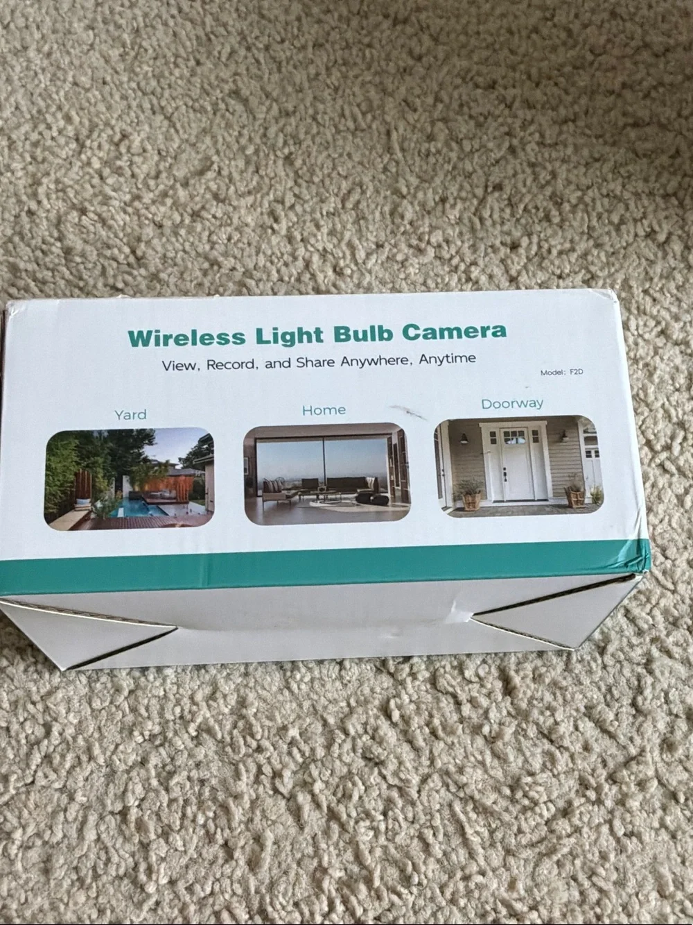 Wireless Light Bulb Camera - White